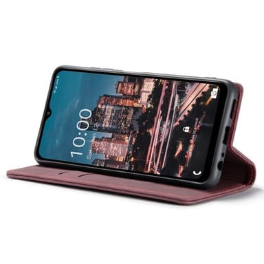 CASEME Plånboksfodral Samsung Galaxy A14 - VinRöd