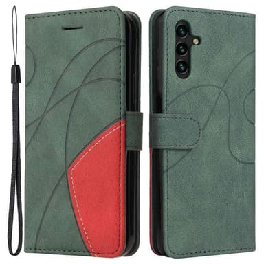 KT Plånboksfodral till Samsung Galaxy A14 5G - Grön/Röd
