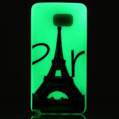 Samsung Galaxy S7 Edge Skal Glow in the dark - Eiffel Tower