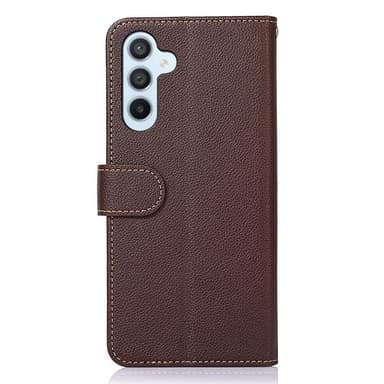 KHAZNEH Samsung Galaxy A54 Plånboksfodral - Brun/Blå