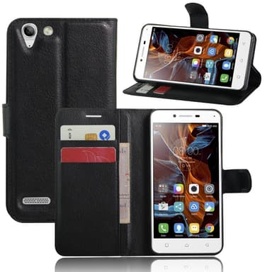 Plånboksfodral Lenovo K5 Svart