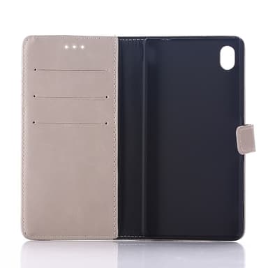 Sony Xperia M4 Aqua Plånboksfodral Beige