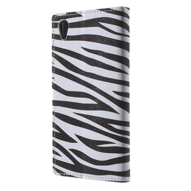 Sony Xperia Z5 Plånboksfodral Zebra Stripes