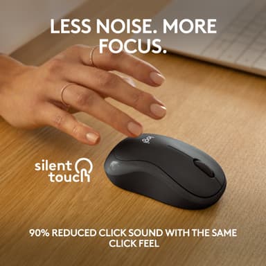 Logitech M240 Silent Bluetooth trådlös mus (svart)
