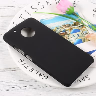 Lenovo Moto G5 Skal Plastskal Rubberized - Svart