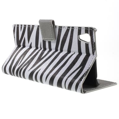 Sony Xperia Z5 Plånboksfodral Zebra Stripes