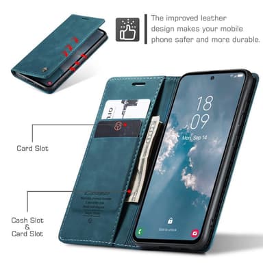CASEME Plånboksfodral Samsung Galaxy A54 5G - Blå
