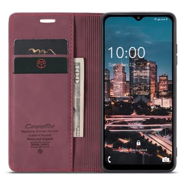 CASEME Plånboksfodral Samsung Galaxy A14 - VinRöd