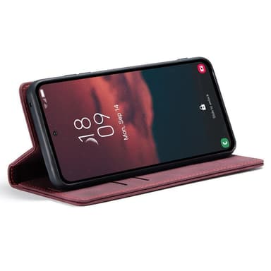 CASEME Plånboksfodral Samsung Galaxy A54 5G - VinRöd