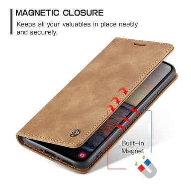 CASEME Plånboksfodral Samsung Galaxy A54 5G - Brun