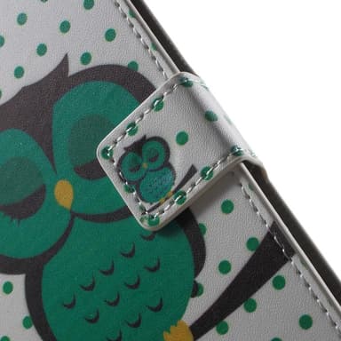 Sony Xperia Z5 Plånboksfodral Green Owl