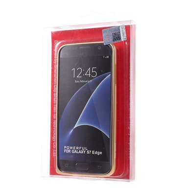 Samsung Galaxy S7 Edge LOVE MEI Aluminium Bumper Guld