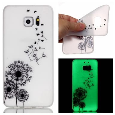Samsung Galaxy S7 Edge Skal Glow in the dark - Fly Dandelion