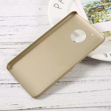 Lenovo Moto G5 Skal Plastskal Rubberized - Guld