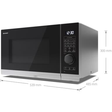 Sharp Microvågsugn 28l Digital panel 1050W Grill