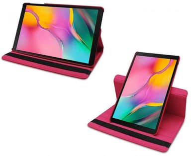 Fodral för Samsung S7+ T970 12.4"", Roterbar 360°, Mörkrosa