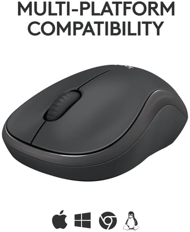 Logitech M240 Silent Bluetooth trådlös mus (svart)