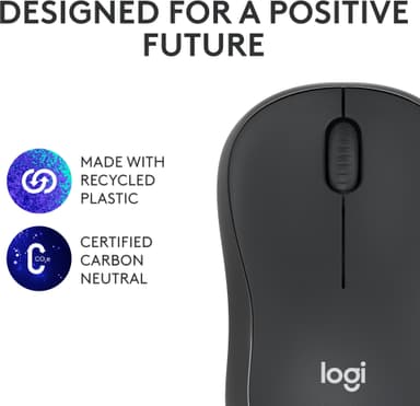 Logitech M240 Silent Bluetooth trådlös mus (svart)