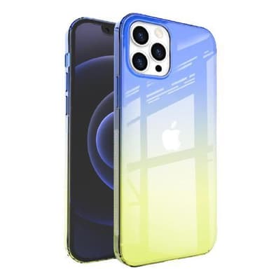 Slimmat skal i TPU till iPhone 13, Blå / Gul