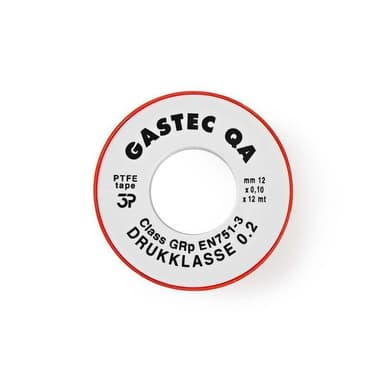 Nedis Tätnings PTFE Tape | 12.00 m | Apparat: Anslutning | Röd / Vit