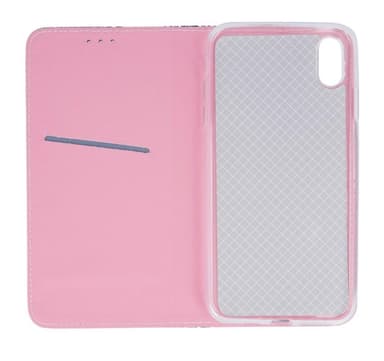 Trendig plånboksväska till iPhone X/XS - Flamingo