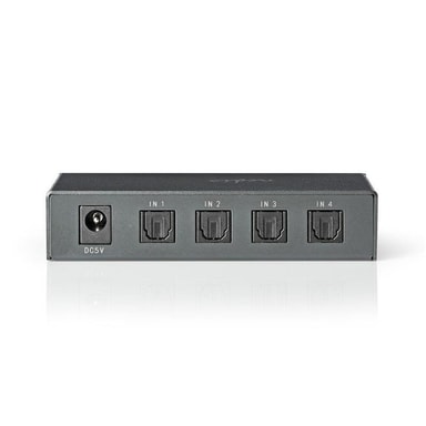 Toslink Switch | Nedis | 4 Poorten  Optisch, Afstandsbediening  Nedis | 4 Poorten Optisch Afstandsbediening Aswi2514bk K170108318 M3 Big