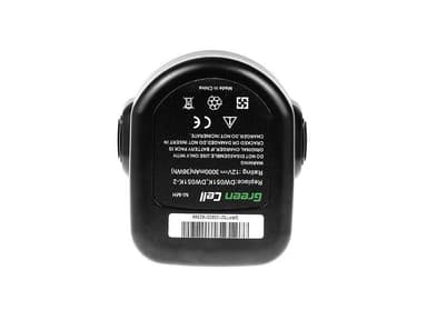 Batteri till Elverktyg DE9037 PS130 för DeWalt and Black&Decker 12V 3000mAh