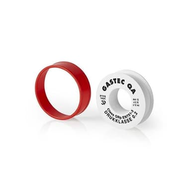 Nedis Tätnings PTFE Tape | 12.00 m | Apparat: Anslutning | Röd / Vit