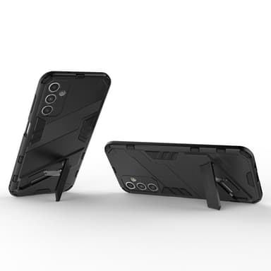 SKALO Samsung A14 4G/5G Armor Hybrid BIBERCAS Skal - Svart