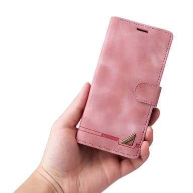 SKALO Samsung A54 5G Plånboksfodral i PU-Läder - Rosa