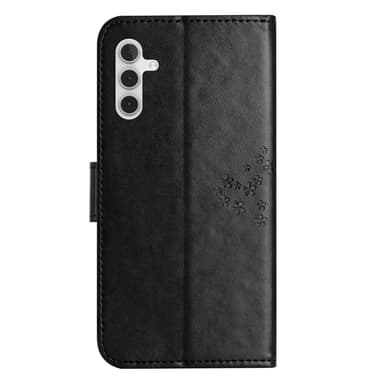 SKALO Samsung A14 4G/5G Owl Tree Plånboksfodral - Svart