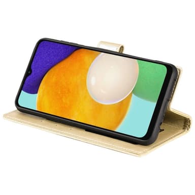 SKALO Samsung A54 5G Mandala Plånboksfodral - Guld