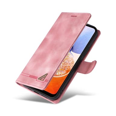 SKALO Samsung A54 5G Plånboksfodral i PU-Läder - Rosa