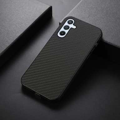SKALO Samsung A54 5G Carbon Fiber TPU-skal - Svart