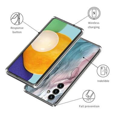 SKALO Samsung A34 5G Marmor TPU-skal - Motiv 4