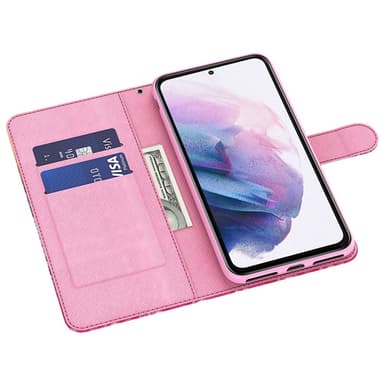 SKALO Samsung A34 5G Blommigt 3D Plånboksfodral