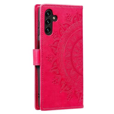 SKALO Samsung A54 5G Mandala Plånboksfodral - Cerise
