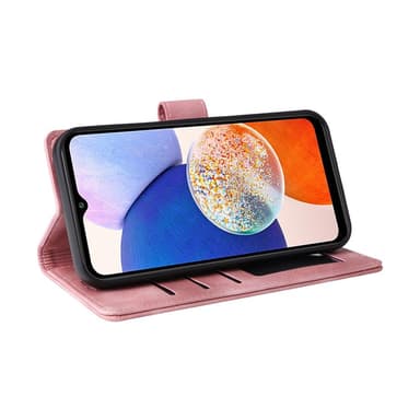 SKALO Samsung A54 5G Plånboksfodral i PU-Läder - Rosa