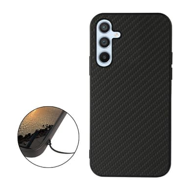 SKALO Samsung A54 5G Carbon Fiber TPU-skal - Svart
