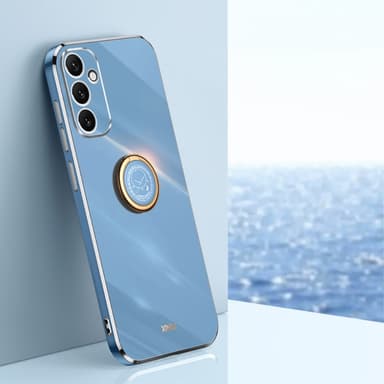 SKALO Samsung A34 5G XINLI TPU Skal Med Ring - Blå