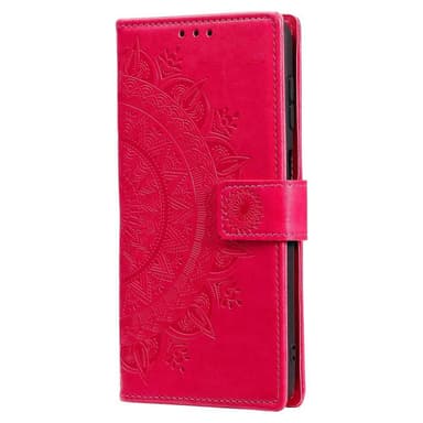 SKALO Samsung A54 5G Mandala Plånboksfodral - Cerise