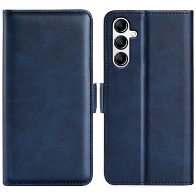 SKALO Samsung A34 5G Premium Plånboksfodral - Blå