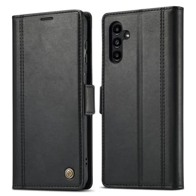 SKALO Samsung A14 4G/5G LC.IMEEKE Plånboksfodral i PU-Läder - Svart