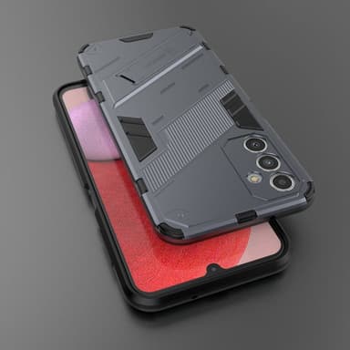 SKALO Samsung A14 4G/5G Armor Hybrid BIBERCAS Skal - Blå