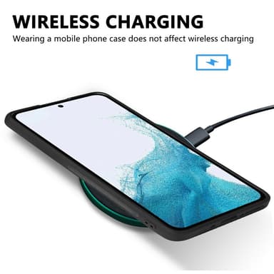 SKALO Samsung A54 5G Krokodil PU-Läder Hybrid Skal - Blå