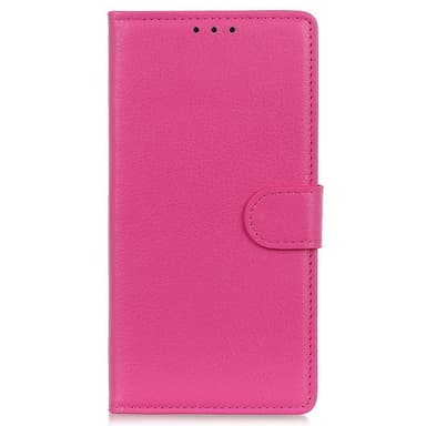 SKALO Samsung A14 4G/5G Litchi Plånboksfodral - Rosa