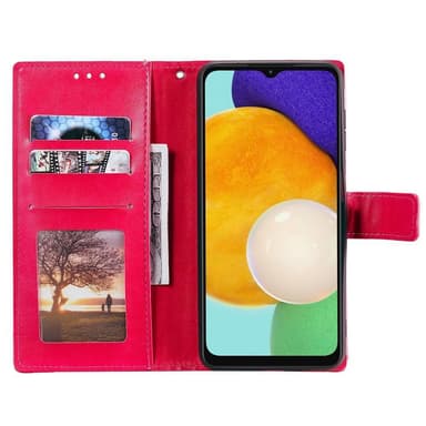 SKALO Samsung A54 5G Mandala Plånboksfodral - Cerise