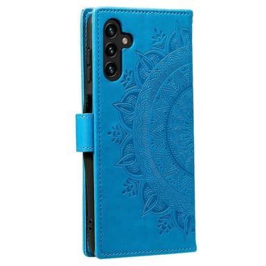 SKALO Samsung A54 5G Mandala Plånboksfodral - Blå