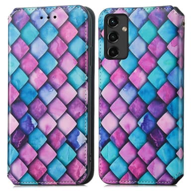 SKALO Samsung A14 4G/5G CASENEO Premium Cut Plånbok med Motiv - Motiv 1