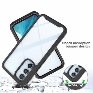 SKALO Samsung A54 5G Shockproof Clear Hybrid Skal - Mörkblå